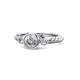 1 - Azalea Diamond Three Stone Ring 