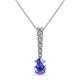 1 - Orah Tanzanite and Diamond Journey Pendant 