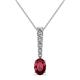 1 - Orah Ruby and Diamond Journey Pendant 