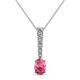 1 - Orah Pink Tourmaline and Diamond Journey Pendant 