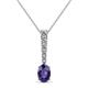 1 - Orah Iolite and Diamond Journey Pendant 
