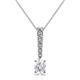 1 - Orah White Sapphire and Diamond Journey Pendant 