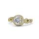 1 - Hana Signature Diamond Halo Engagement Ring 