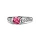 1 - Alana Signature Pink Tourmaline and Diamond Engagement Ring 