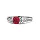1 - Alana Signature Ruby and Diamond Engagement Ring 