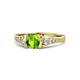 1 - Alana Signature Peridot and Diamond Engagement Ring 