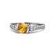 1 - Alana Signature Citrine and Diamond Engagement Ring 