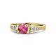 1 - Alana Signature Pink Tourmaline and Diamond Engagement Ring 