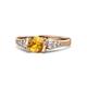 1 - Alana Signature Citrine and Diamond Engagement Ring 