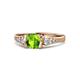 1 - Alana Signature Peridot and Diamond Engagement Ring 