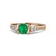 1 - Alana Signature Emerald and Diamond Engagement Ring 
