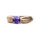 1 - Kayla Signature Iolite and Diamond Solitaire Plus Engagement Ring 