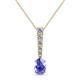 1 - Orah Tanzanite and Diamond Journey Pendant 
