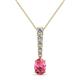 1 - Orah Pink Tourmaline and Diamond Journey Pendant 