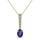 1 - Orah Iolite and Diamond Journey Pendant 
