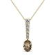 1 - Orah Smoky Quartz and Diamond Journey Pendant 