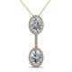 1 - Zaneta Diamond Halo Slider Pendant 