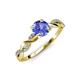 4 - Mayra Desire Tanzanite and Diamond Engagement Ring 