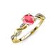 4 - Mayra Desire Pink Tourmaline and Diamond Engagement Ring 