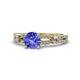 1 - Senna Desire Tanzanite and Diamond Engagement Ring 