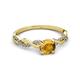 3 - Mayra Desire Citrine and Diamond Engagement Ring 