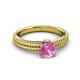 3 - Kelis Desire Pink Sapphire and Diamond Engagement Ring 