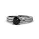 1 - Kelis Desire Black and White Diamond Engagement Ring 