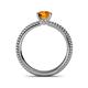 5 - Kelis Desire Citrine and Diamond Engagement Ring 