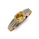 4 - Anya Desire Citrine and Diamond Engagement Ring 