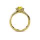 5 - Anya Desire Yellow and White Diamond Engagement Ring 