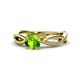 1 - Senara Desire Peridot Engagement Ring 