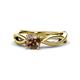 1 - Senara Desire Smoky Quartz Engagement Ring 