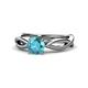 1 - Senara Desire London Blue Topaz Engagement Ring 