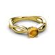 3 - Senara Desire Citrine Engagement Ring 