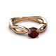 3 - Senara Desire Red Garnet Engagement Ring 