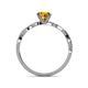 5 - Mayra Desire Citrine and Diamond Engagement Ring 