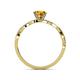 5 - Mayra Desire Citrine and Diamond Engagement Ring 