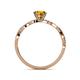 5 - Mayra Desire Citrine and Diamond Engagement Ring 