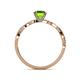 5 - Mayra Desire Peridot and Diamond Engagement Ring 
