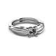 3 - Kayla Signature Semi Mount Solitaire Plus Engagement Ring 