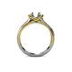 5 - Anya Desire Semi Mount Two Tone Engagement Ring  
