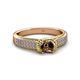 4 - Anya Desire Semi Mount Two Tone Engagement Ring  