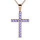 1 - Aja Tanzanite Cross Pendant 