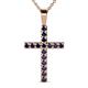 1 - Aja Iolite Cross Pendant 