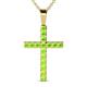 1 - Aja Peridot Cross Pendant 
