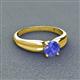 3 - Kelila 6.50 mm Round Tanzanite Solitaire Engagement Ring 