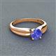 3 - Kelila 6.50 mm Round Tanzanite Solitaire Engagement Ring 