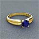 3 - Kelila 6.00 mm Round Blue Sapphire Solitaire Engagement Ring 