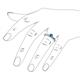 5 - Akila Blue Diamond Solitaire Engagement Ring 