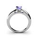 4 - Akila Tanzanite Solitaire Engagement Ring 